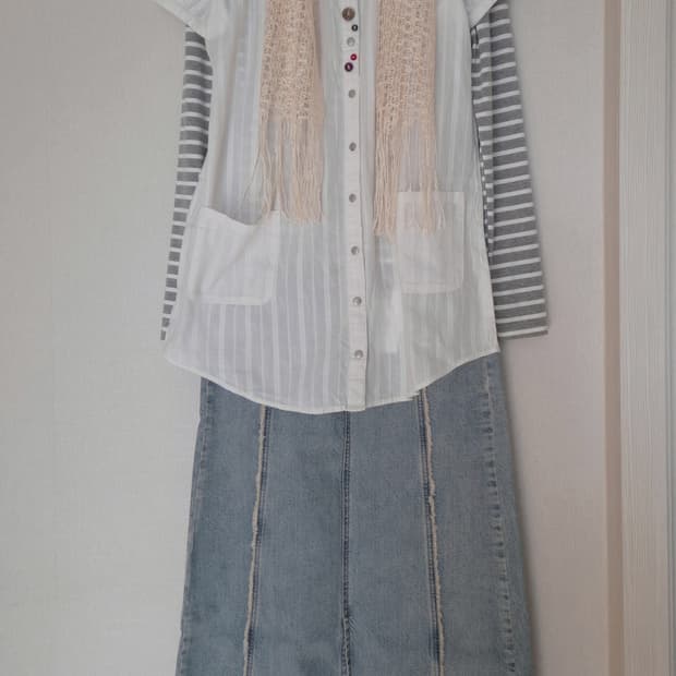 청량 너드 하구미 빈티지 코디 세트