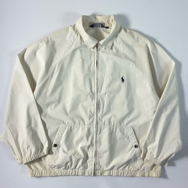 Polo  폴로 랄프로렌 자수 아이보리 블루종