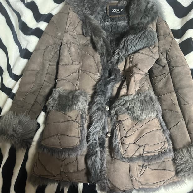 빈티지 퍼자켓 퍼코트갸루 대장