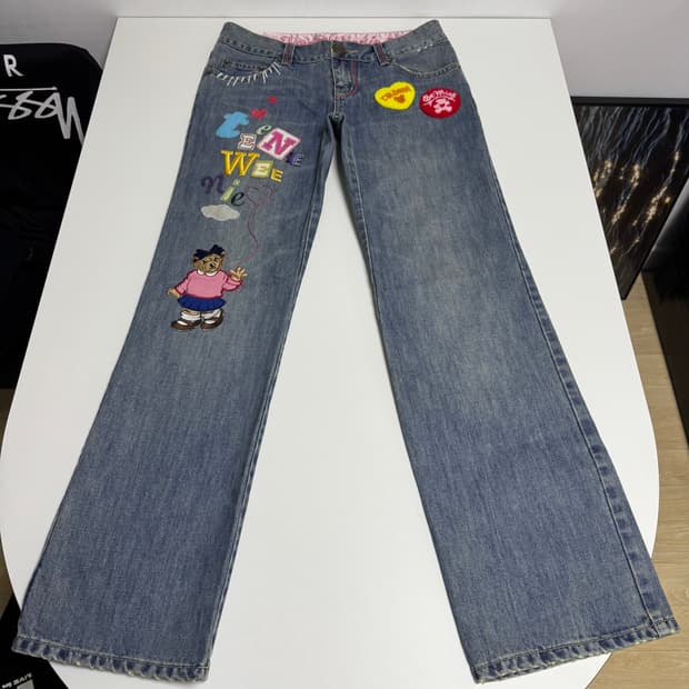 (W)티니위니 패치 청바지