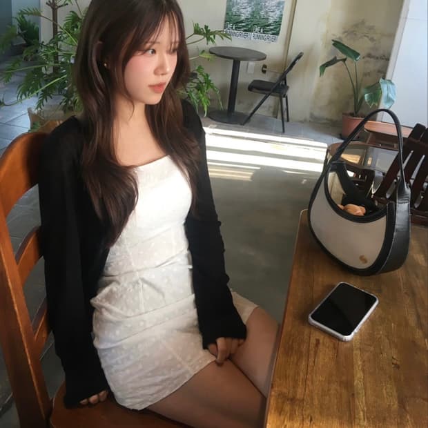 아워캐비넷 포엠 원피스 s
