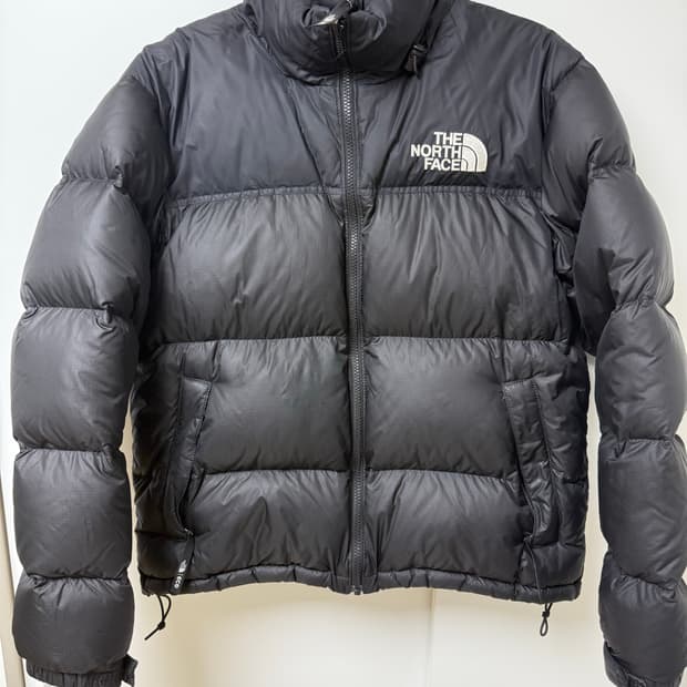 노스페이스 패딩 블랙 m