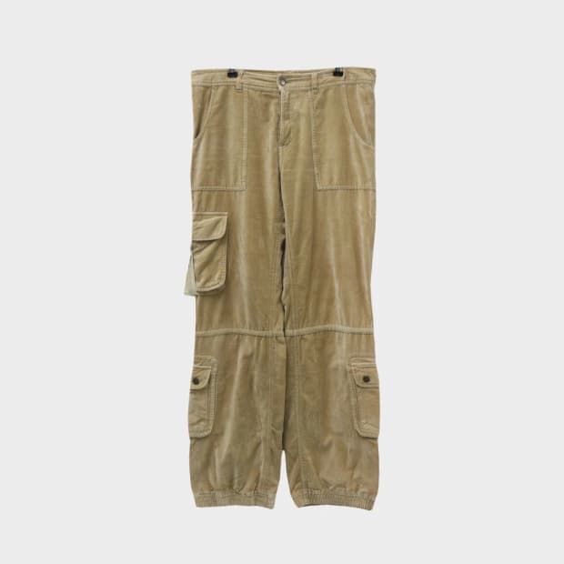 SWEET DEGREES 골덴 카고 조거 팬츠 63713