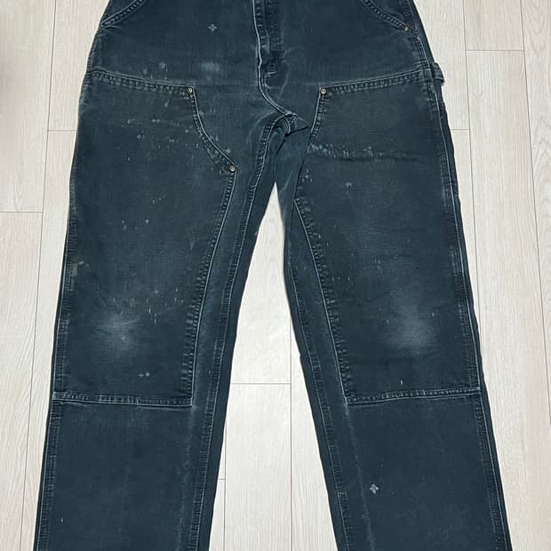 칼하트더블니워크팬츠 B138BLK 35x32사이즈