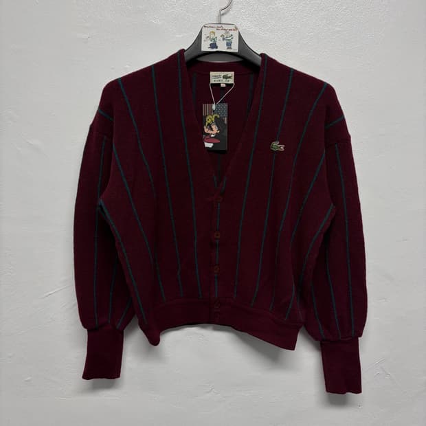빈티지 라코스테 울 가디건