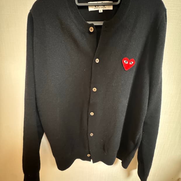 꼼데가르송 가디건 사이즈L