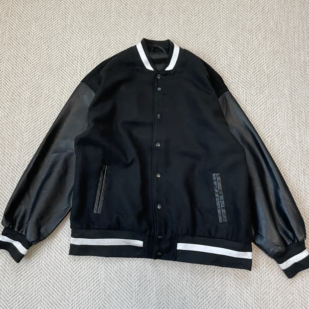 빈티지 바시티 자켓 J03665