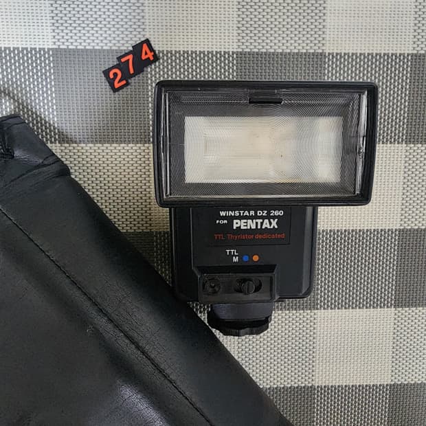 FOR 펜탁스 윈스타 DZ 260 스트로브 플래시 파우치포함