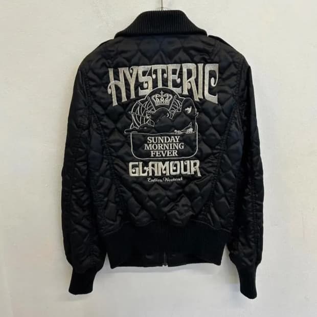 히스테릭 글래머 퀼팅 자켓