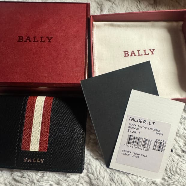 Bally 발리 TALDER 카드지갑 블랙