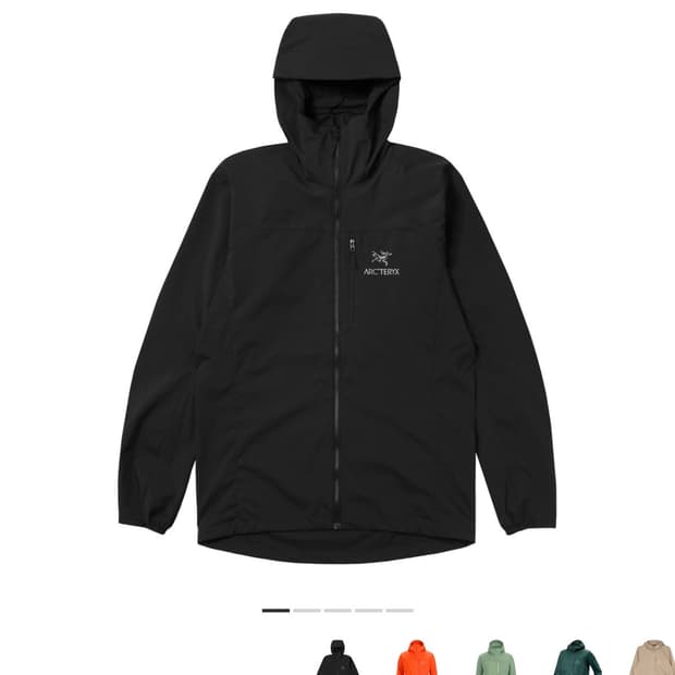 (급처) 아크테릭스 스쿼미시 후디 블랙 미사용