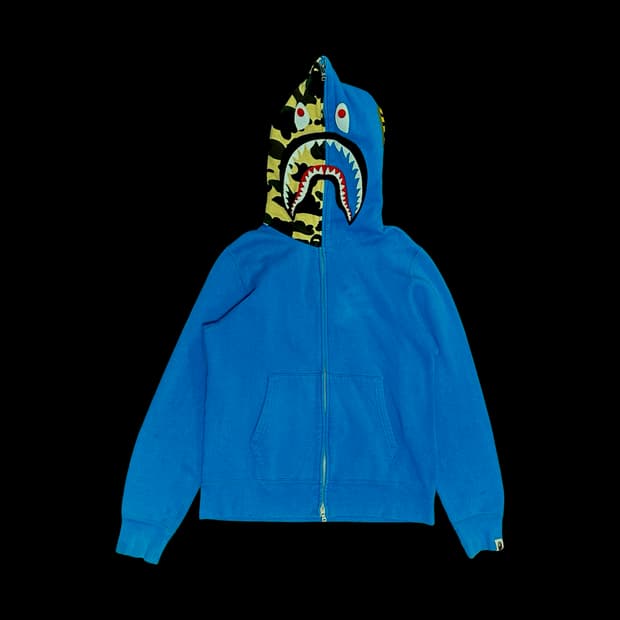 베이프 샤크 후드 집업