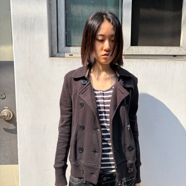 Polo Jeans 더블 버튼 코튼 자켓 