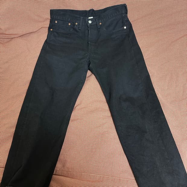 RRL 빈티지 파이브포켓 블랙 33/32