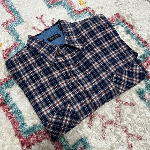 80s USA FLANNEL 미국생산 플란넬 셔츠