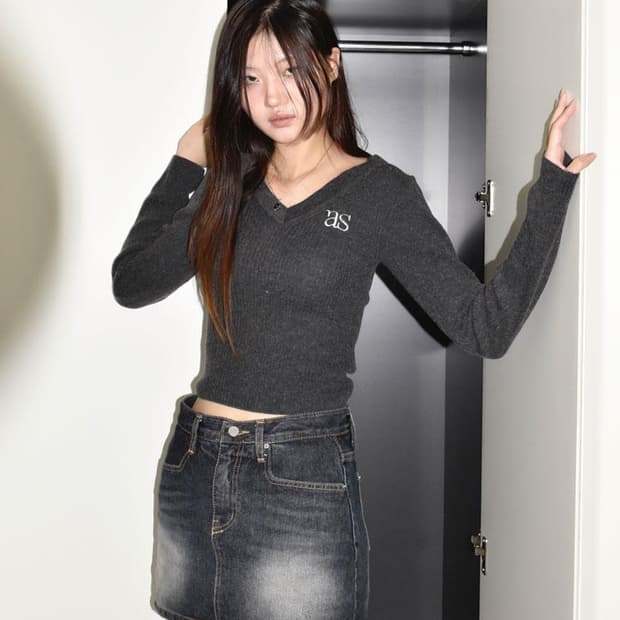 애즈온 비버리 스커트m