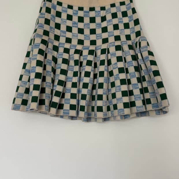 miu miu wool skirt