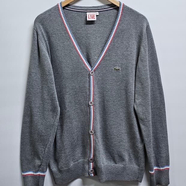 라코스테 라이브 그레이 가디건 6(105)