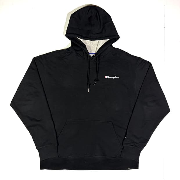 챔피온 블랙 후드 L