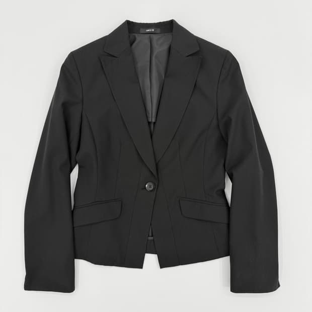 빈티지 Comme Ca Ism 블랙 싱글 블레이저