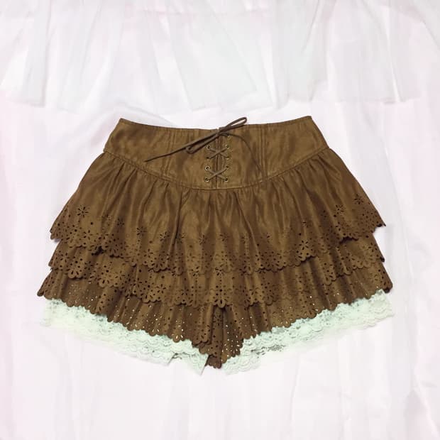 빈티지 colza 웨스턴 라떼갸루 히메카지 큐롯팬츠