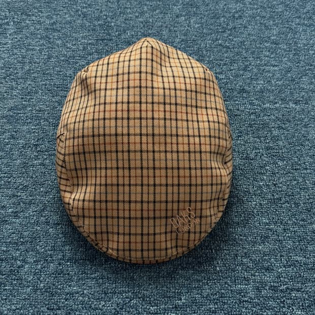 닥스 런던 노바체크 모직 헌팅캡