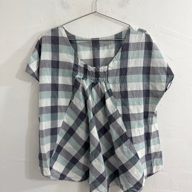 check blouse