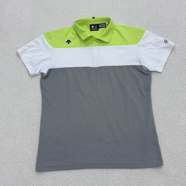 100 데상트 기능성 반팔 카라 티셔츠 0316E