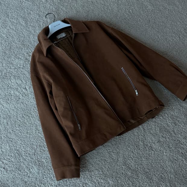 라퍼지스토어 스웨이드 브라운 블루종 자켓 L사이즈 (새상품 급처합니다ㅠ)