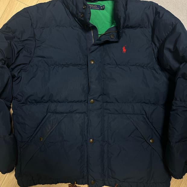 폴로 정품 패딩 M 95-100