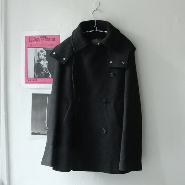 카반 드 주카 후드 울 피코트