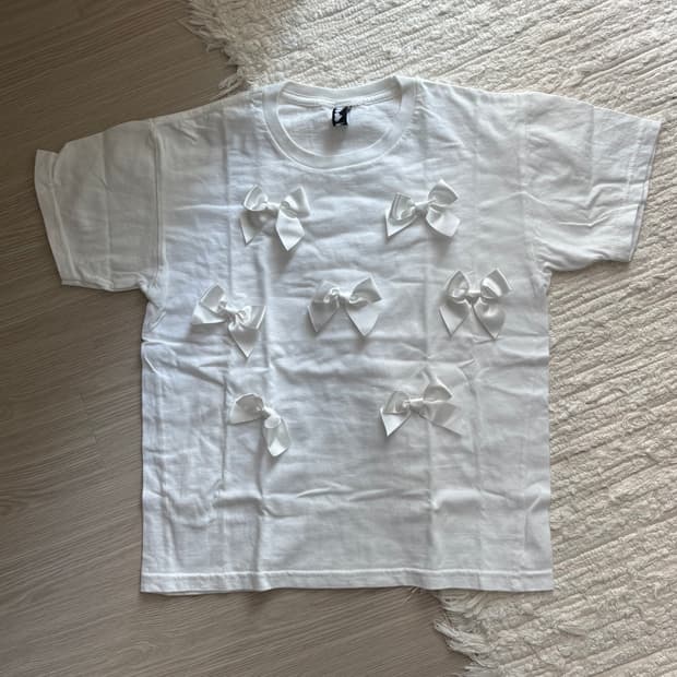 Shalomclub 리본 티셔츠