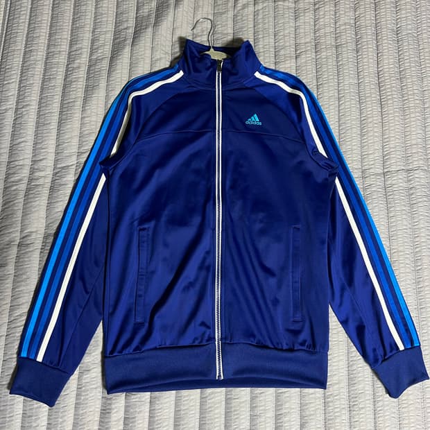 아디다스 에센셜 트랙탑 95 블루