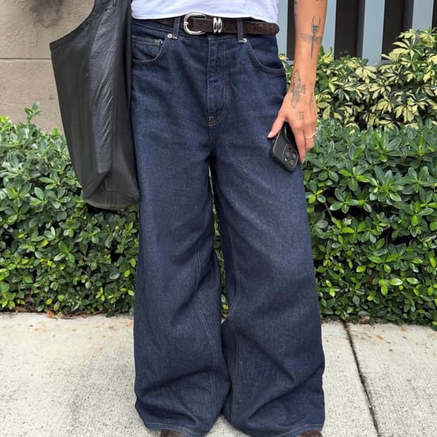 PEARLED IVORY 1211 RAW INDIGO 데님 30/30