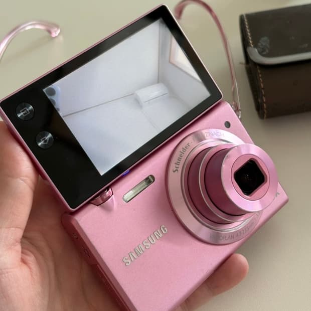 삼성 미러팝 MV800 핑크 디카 - 한효주디카