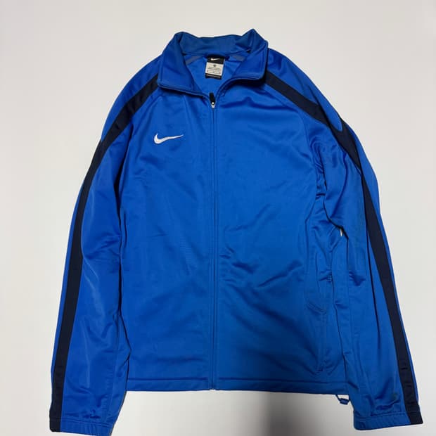 나이키 솔로 스우시 올드스쿨 트랙탑 져지 M 블루