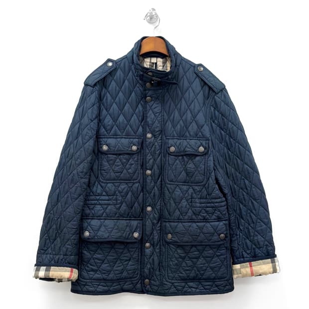Burberry Brit Navy Quilted Jacket
