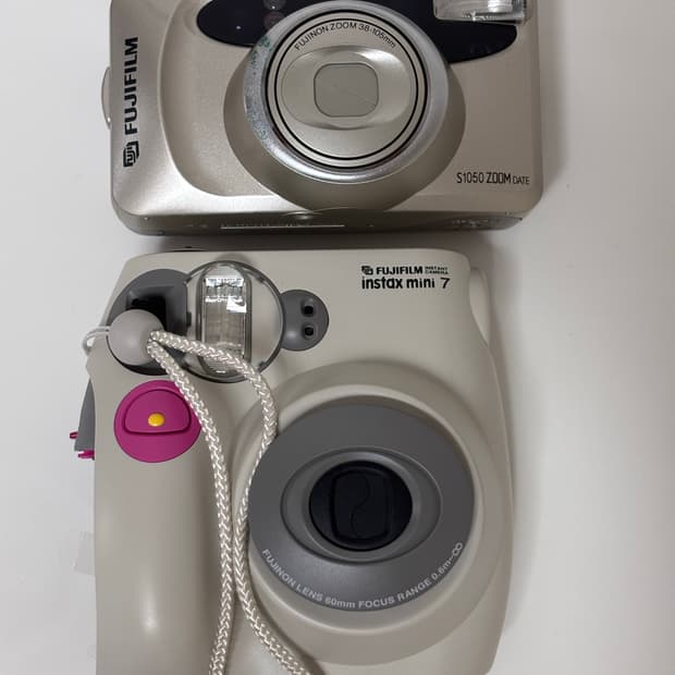 후지필름 카메라 및 인스탁스 폴라로이드 카메라 일괄