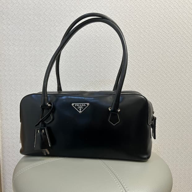 프라다 빈티지 볼링백 토트백