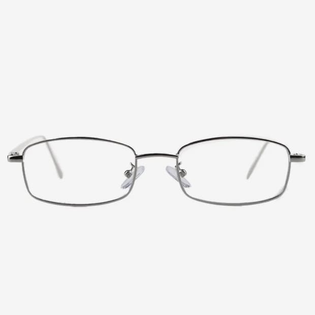 로코모티브 나단 안경 은테 스퀘어 사각테 실버테 긱시크