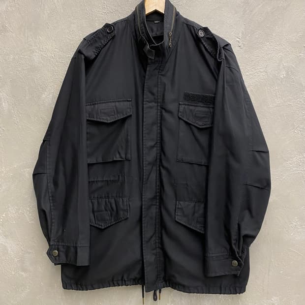 [XL] Vintage 빈티지 밀리터리 M65 블랙 코튼 필드자켓