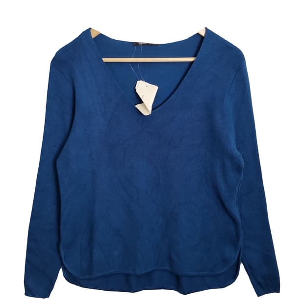 aquagarage 네이비 브이넥 니트