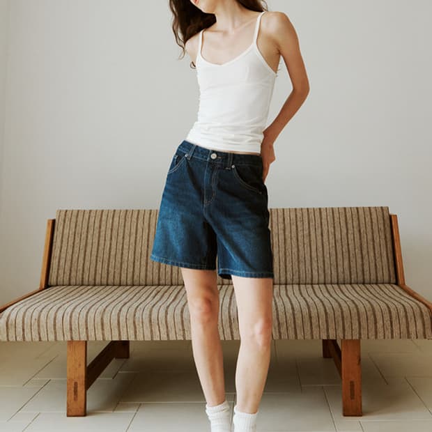 에프알알더블유 Mid-rise Denim Shorts S