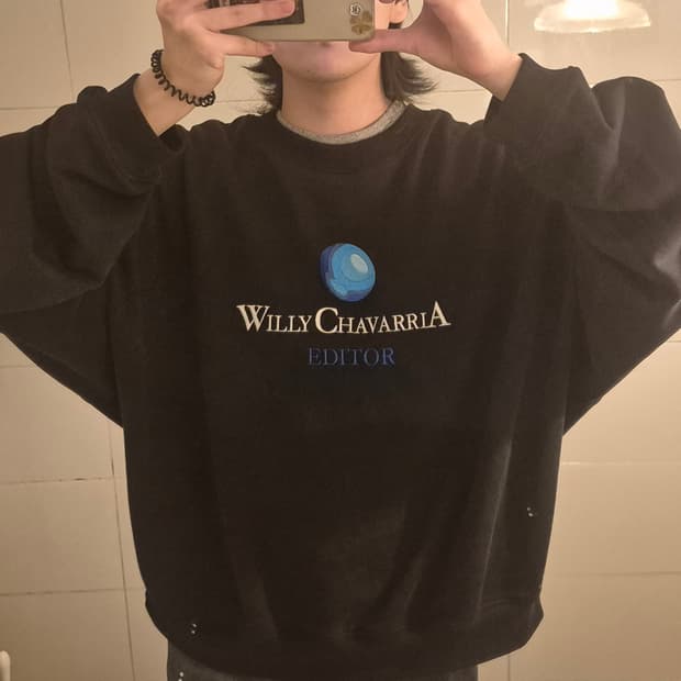 Willy chavarria willypedia 스웻셔츠