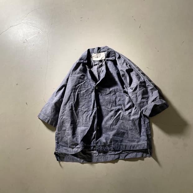 KZ Atelier  Open Collar Half Sleeve 