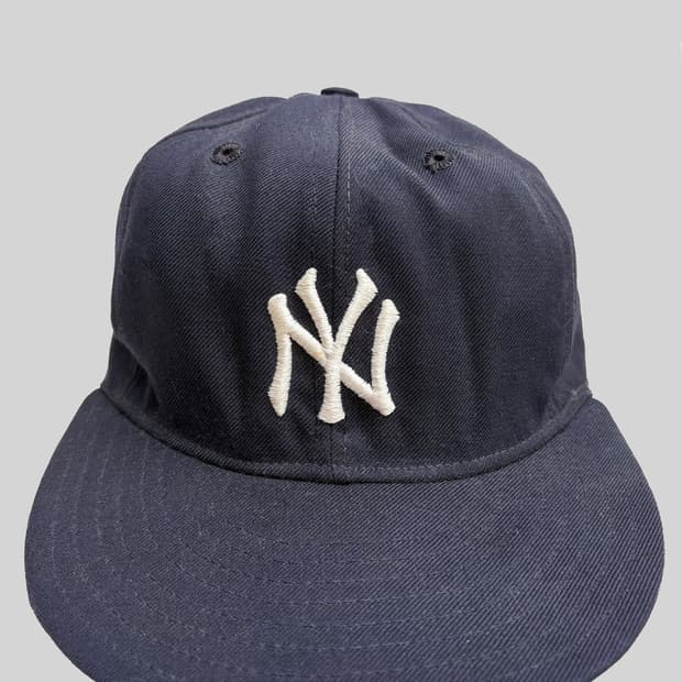 빈티지 8-90s 뉴에라 뉴욕양키스 모자 59fifty 다크네이비