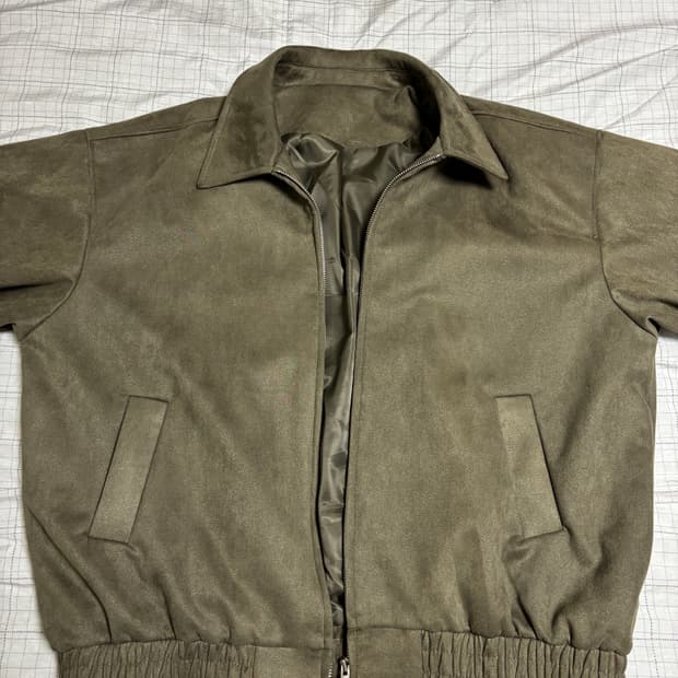 standard error 스웨이드 블루종 자켓