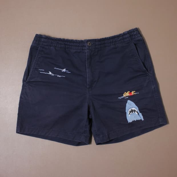 Polo 폴로 랄프로렌 네이비 샤크 지수 반바지