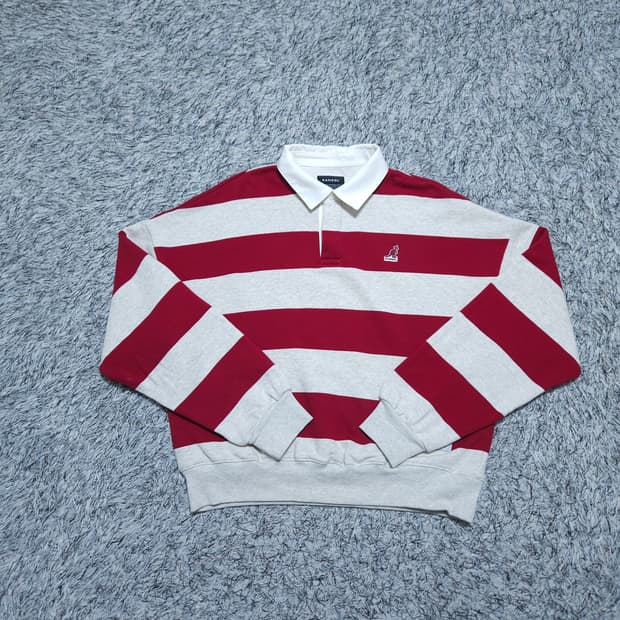 캉골) L 여자 오버핏 크롭카라티 크롭긴팔티 / 왕눈이샵