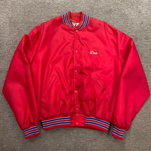 (XL) USA Birdie 나일론 스타디움 바시티 자켓